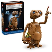 LEGO Ideas E.T. the Extra-Terrestrial - Building Set for Adults, Ages 18+ - Movie Decor for a Desk, Bookshelf or Home Office - Posable Figure with a Light Brick - Gift for Men & Women - 21370
