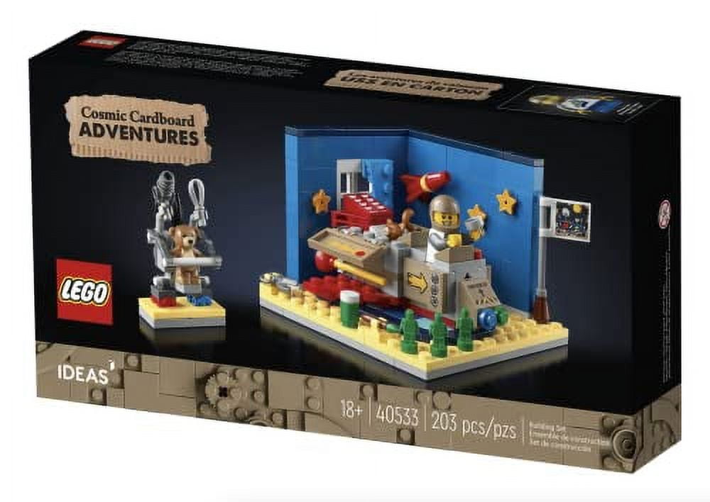 maxmini5g 4セット LEGO Ideas 40533 Cosmic Cardboard Adventures Space Build Set