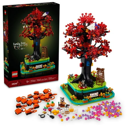 LEGO Ideas Family Tree 1040 Piece Building Kit 21346