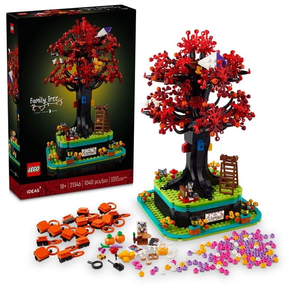 LEGO Ideas Family Tree 1040 Piece Building Kit 21346
