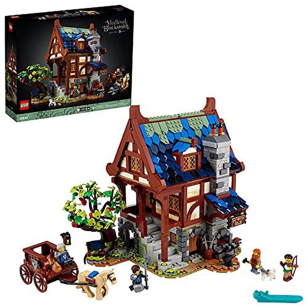 LEGO Ideas Medieval Blacksmith 21325 Building Kit, New 2021 Model