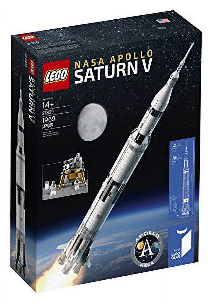 LEGO Ideas Nasa Apollo Saturn V 21309 Building Kit (1969 Piece) - image 1 of 9