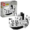 thumbnail image 1 of LEGO Ideas Steamboat Willie 21317 Mickey Mouse Building Set, 1 of 7