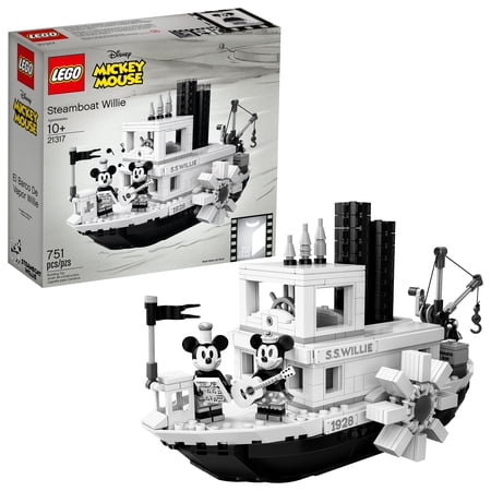 LEGO Ideas Steamboat Willie 21317 Mickey Mouse Building Set