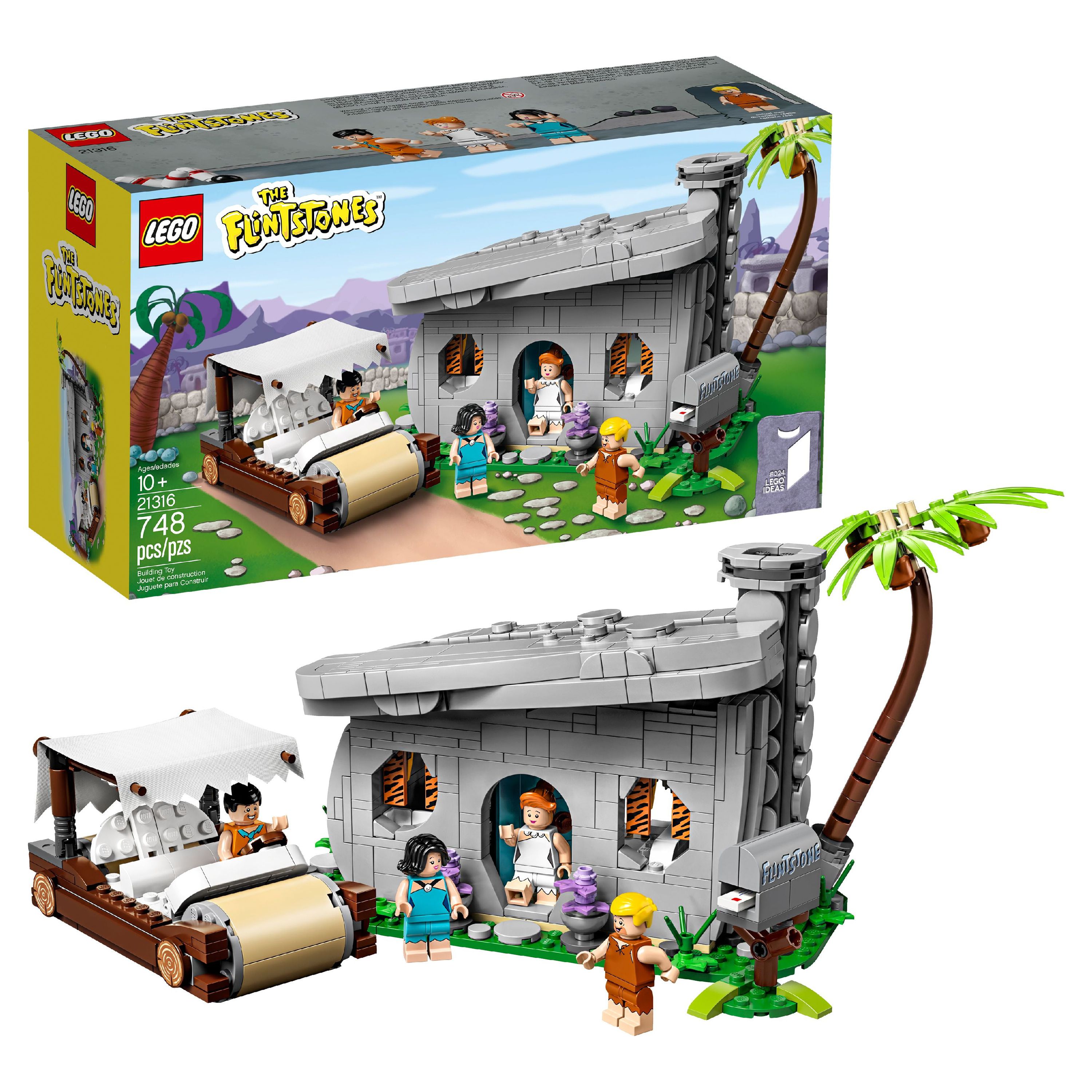 LEGO Ideas The Flintstones House Building Set 21316 - image 1 of 7