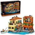thumbnail image 1 of LEGO Ideas Italian Riviera Building Set for Adults - DIY Home Decor for Men & Women, Ages 18+ - Construct 3 Colorful Buildings & 10 Minifigures W/Accessories - Gift Idea for Birthdays - 21359, 1 of 8