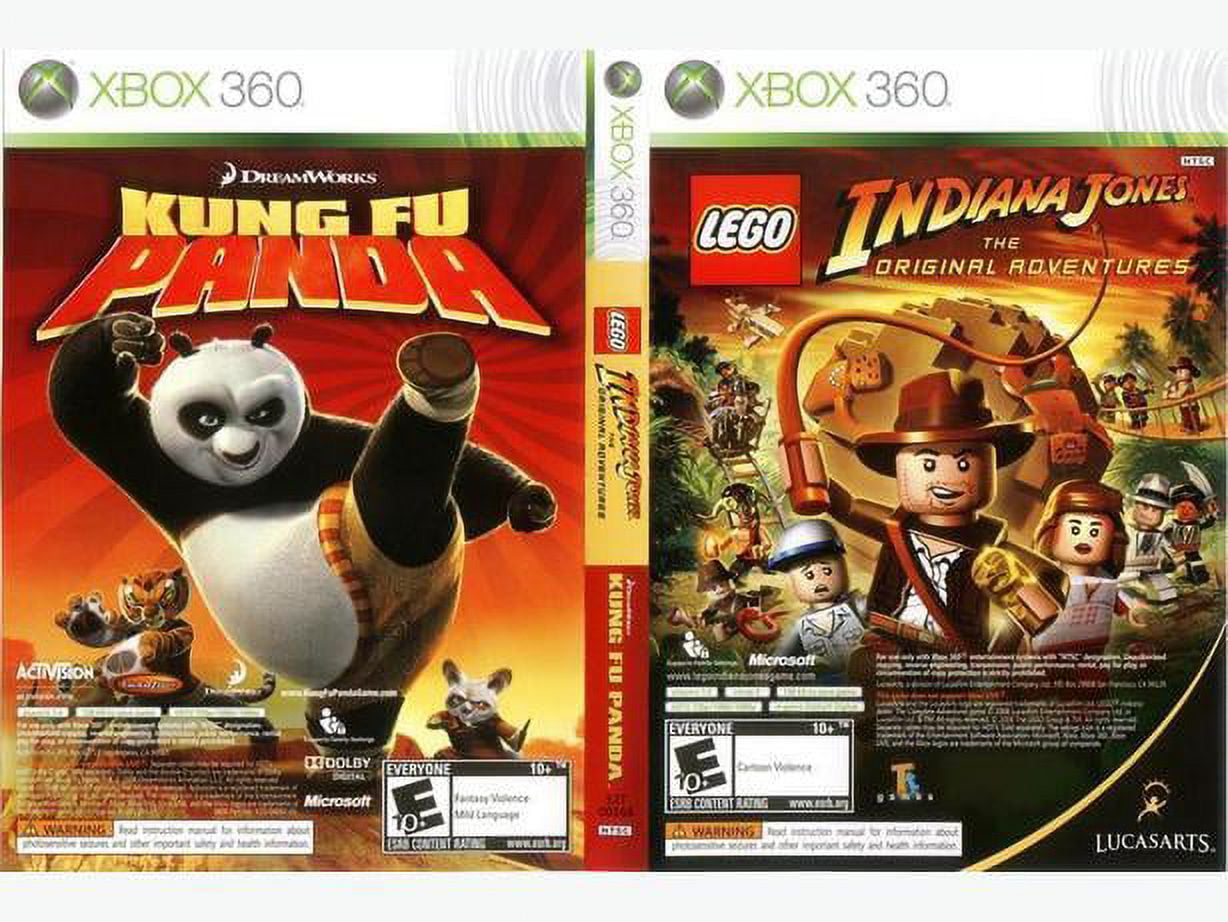 Moden Uenighed Venture LEGO Indiana Jones/ Kung Fu Panda- Xbox 360 (Used) - Walmart.com