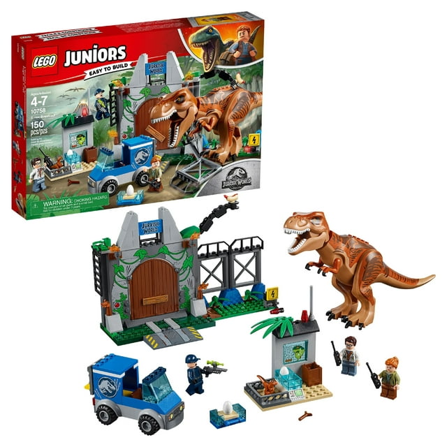 LEGO Juniors Jurassic World T. Rex Breakout 10758 (150 Pieces)