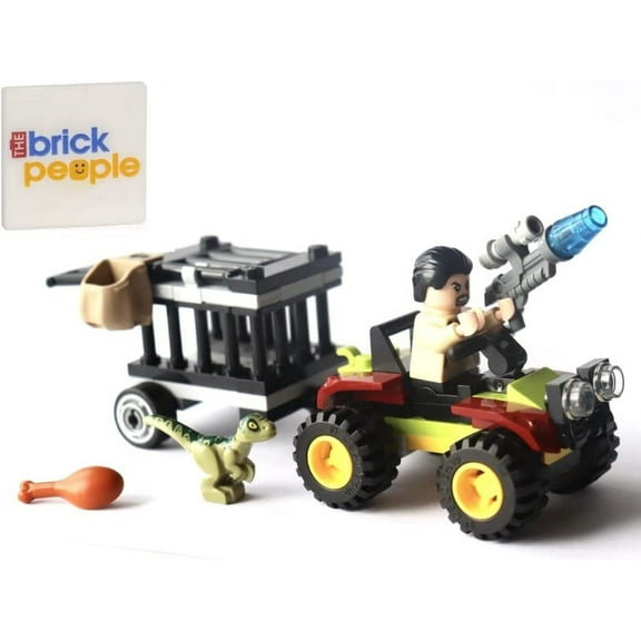 LEGO Jurassic Park: Baby Dino Transport with Vic Hoskins Patrol