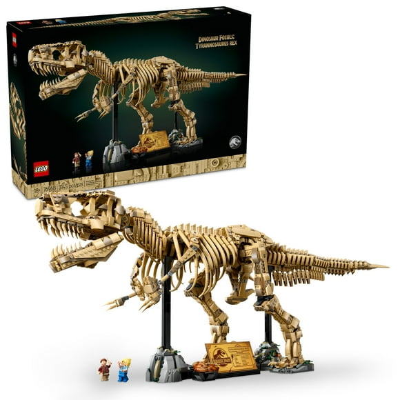 LEGO Jurassic World Dinosaur Fossils: Tyrannosaurus Rex - Building Set for Adults , Ages 18+ - Home Decor for Bedroom, Office, or Any Room - Collectible DIY Kit - Gift Idea for Birthdays - 76968
