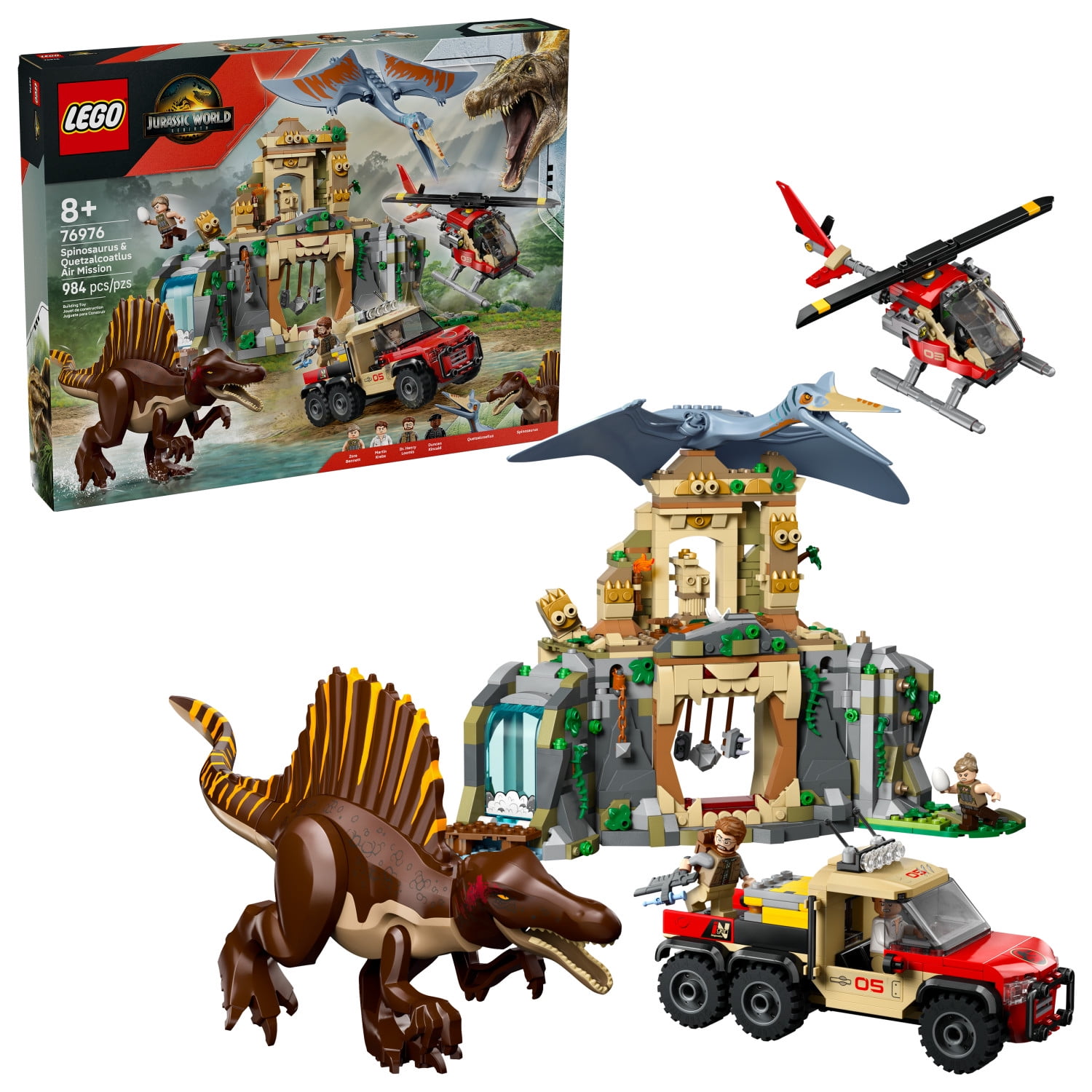 Free Shipping! LEGO Dinosaur Toy for Kids 8+ with Spinosaurus and