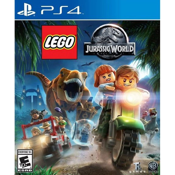 Restored LEGO Jurassic World Adventure Game for PlayStation 4,Cartoon,Multiplayer,Action,Adventure,Puzzle,Platform, 4 Offline Players, Parental Controls