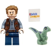 LEGO Jurassic World Fallen Kingdom Owen Grady Building Set, Blue