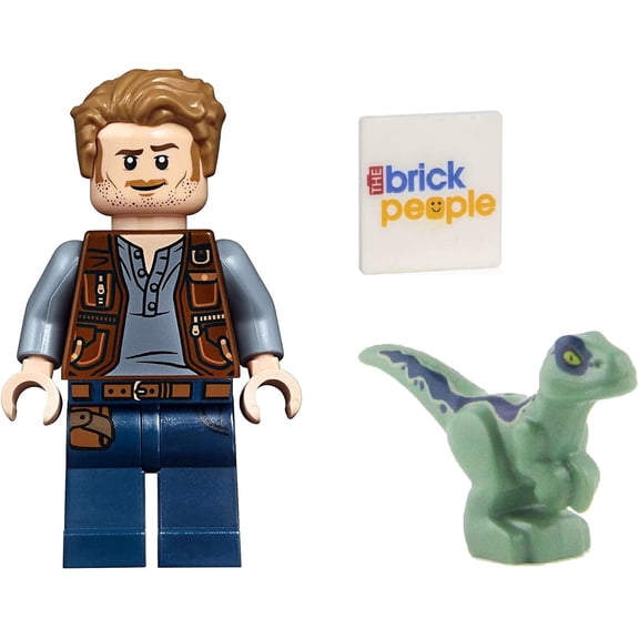 LEGO Jurassic World Fallen Kingdom Owen Grady Building Set, Blue