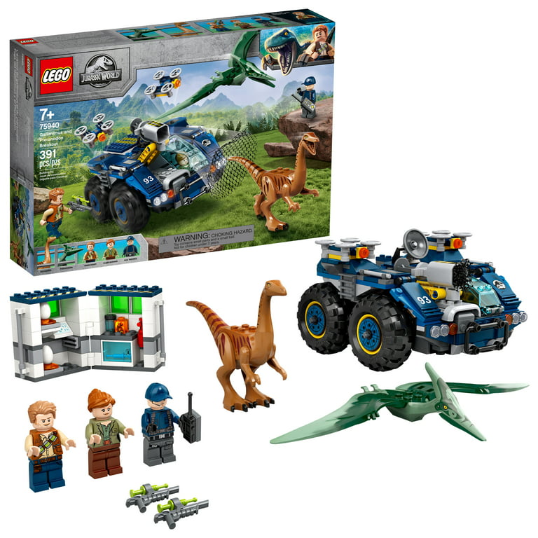 LEGO Jurassic World Gallimimus and Pteranodon Breakout 75940 Building Set (391 - Walmart.com