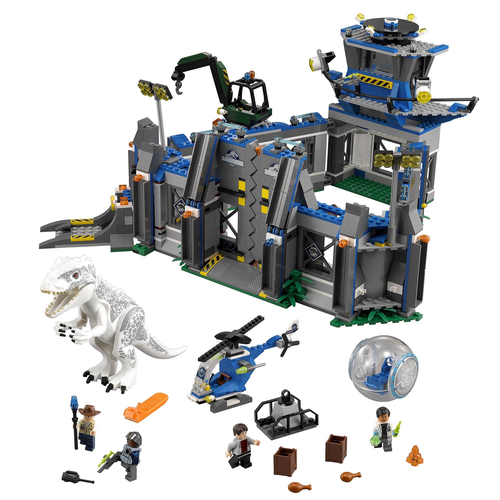 salvie foragte Elektrisk LEGO Jurassic World Indominus rex Breakout - Walmart.com