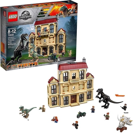 LEGO Jurassic World Indoraptor Rampage at Lockwood Estate 75930, Building Kit Set (1019 Piece)