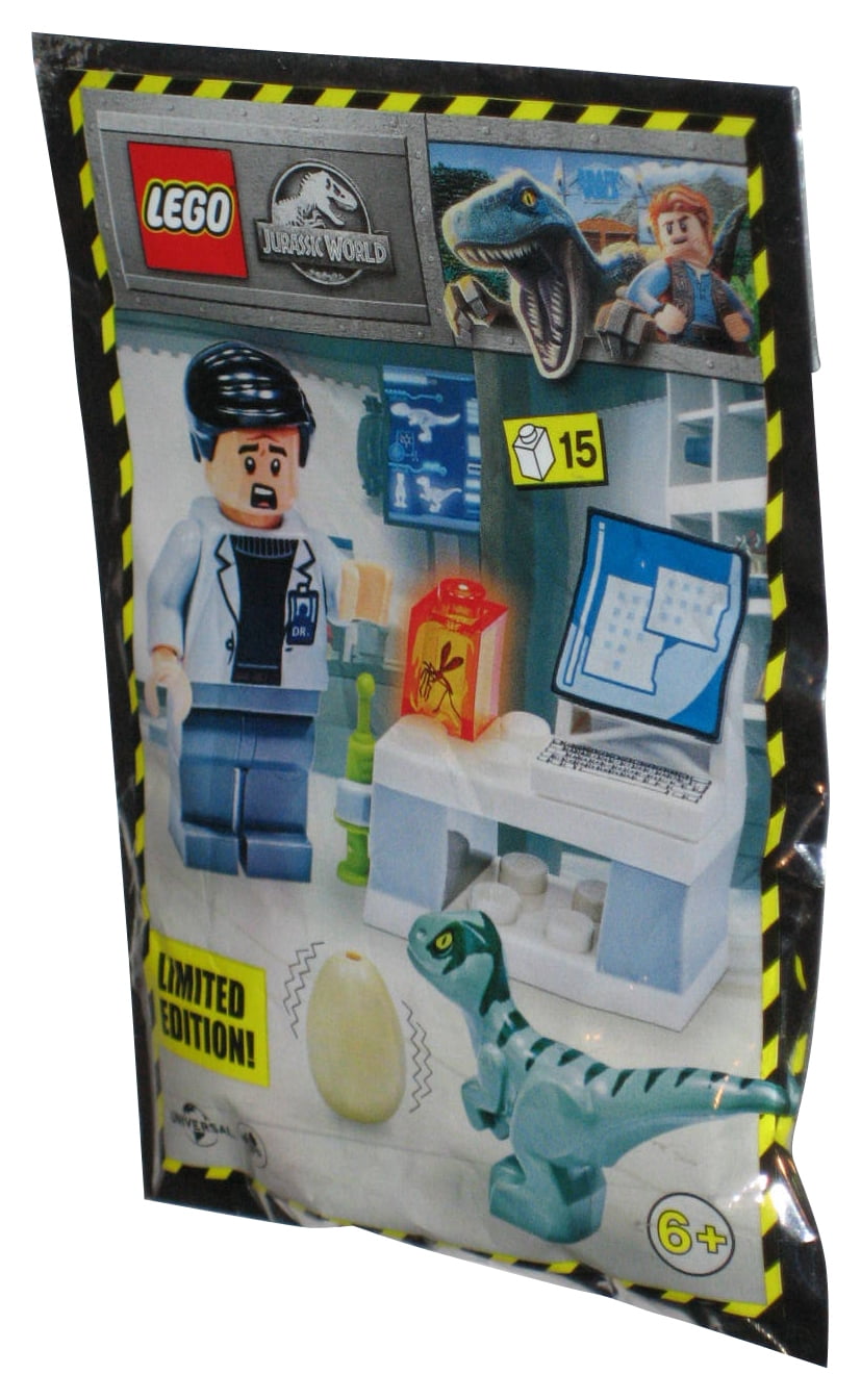 LEGO Jurassic World Limited Edition Dr. Wu s Lab 2021 Bagged Foil Pack Mini Figure 122112