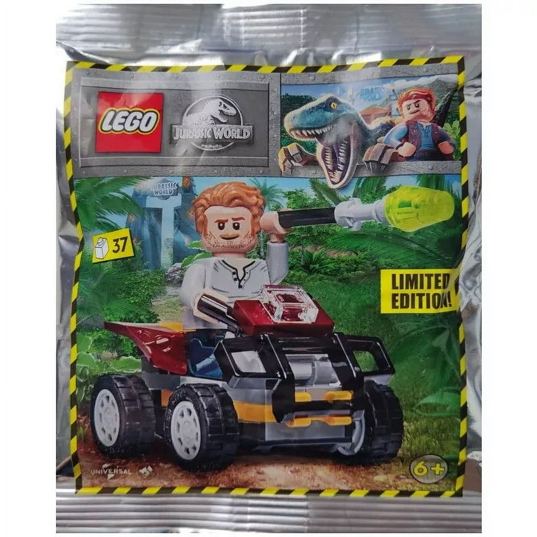 LEGO Jurassic World Owen with Quad Foil Bag 122223 (SEALED