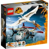 LEGO Jurassic World Quetzalcoatlus Plane Ambush Set 76947, with Dinosaur Toy Figure and Airplane Model, 2022 Movie Inspired