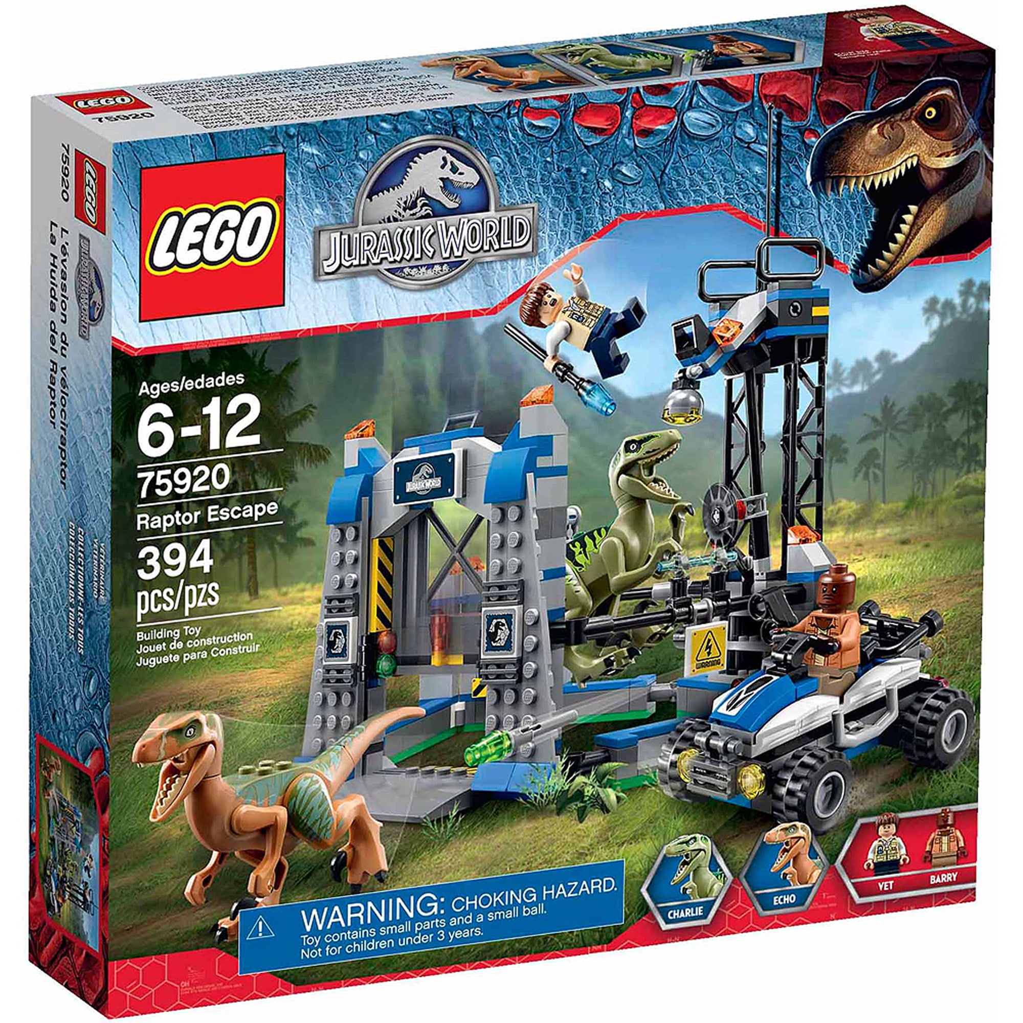 LEGO Jurassic World Raptor Escape Play Set