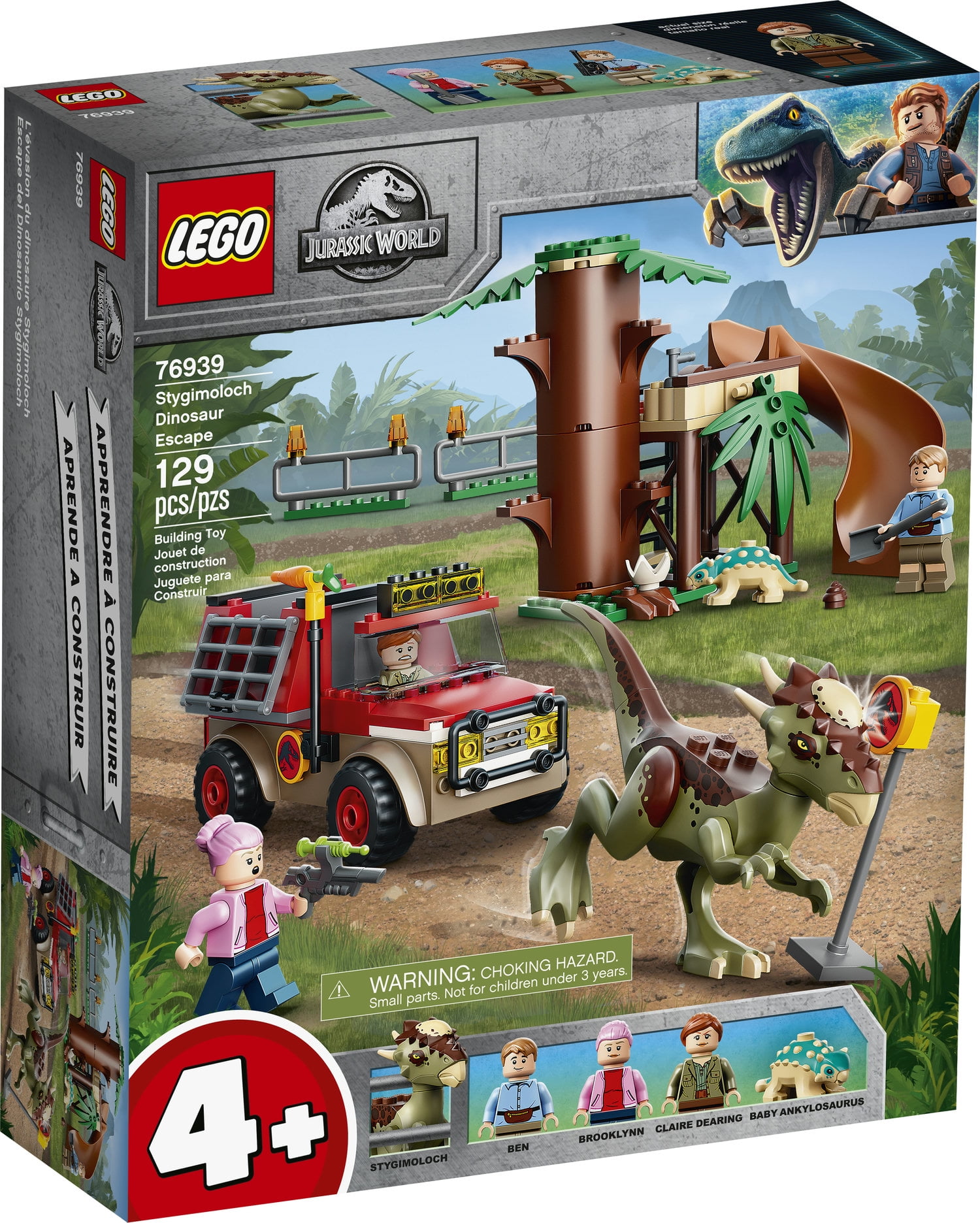  LEGO Jurassic World Carnotaurus Dinosaur Chase 76941 Building  Kit; Fun Toy Playset for Creative Kids; New 2021 (240 Pieces) : Toys & Games
