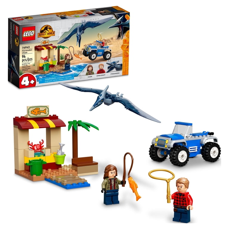 H☆W★ LEGO Jurassic World Dino Chase 76943 Toy Set with Minifigures and