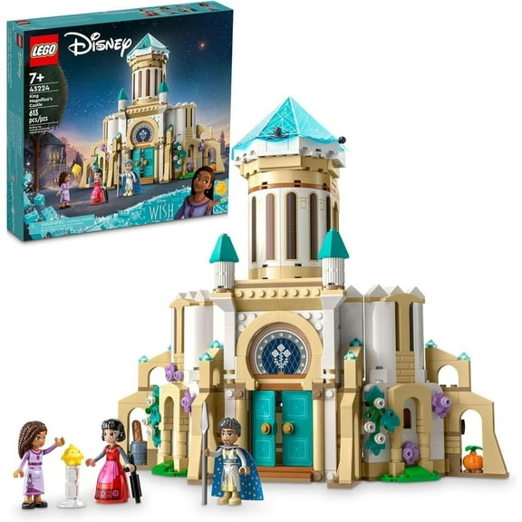 LEGO King Magnificos Castle 43224 Disney Wish Interlocking Block Building Sets
