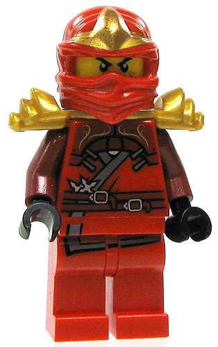 LEGO Ninjago Kai Zx Minifigure with Dragon Sword From Set