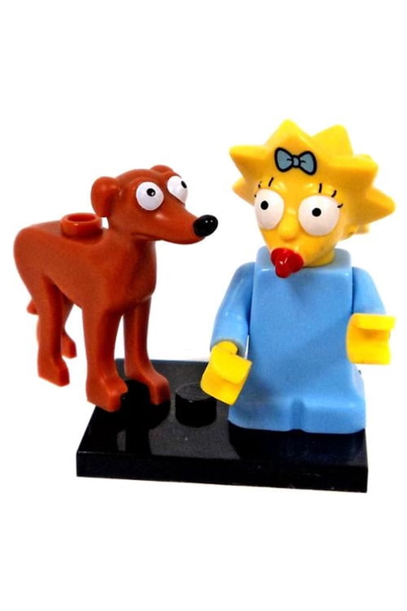 Simpsons Series 2 Maggie with Santas Little Helper Minifigure