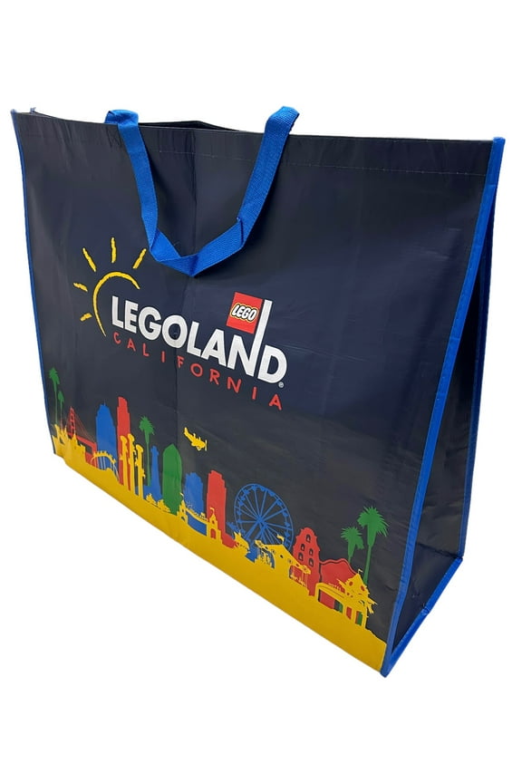 LEGO LEGOLAND California Resort Reusable Super Jumbo Large Shopping Tote Bag