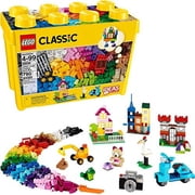 LEGO Classic Large Creative Brick Box 10698 Building Set, Toy Storage Solution for Home or Classrooms, Interactive Building Toy for Kids, Boys, and Girls