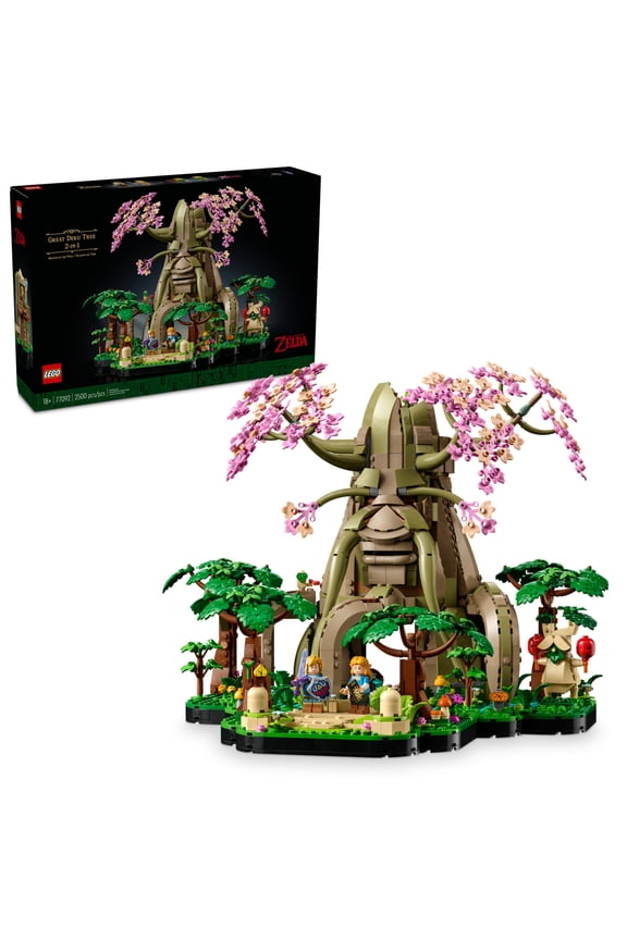 The Legend of Zelda Great Deku Tree 2in1 - Model Building Set for Adults, Ages 18+ - Collectible Zelda Kit for Home Decor, Office or Bedroom - Gift Idea for Fans of Video Game - 77092
