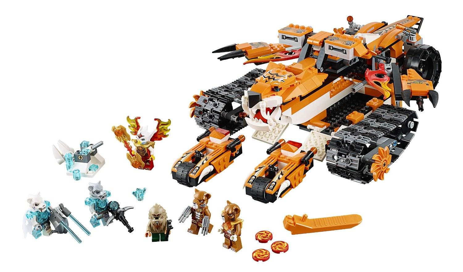 Legends of Chima Tiger's Mobile Command Set LEGO 70224 - Walmart.com