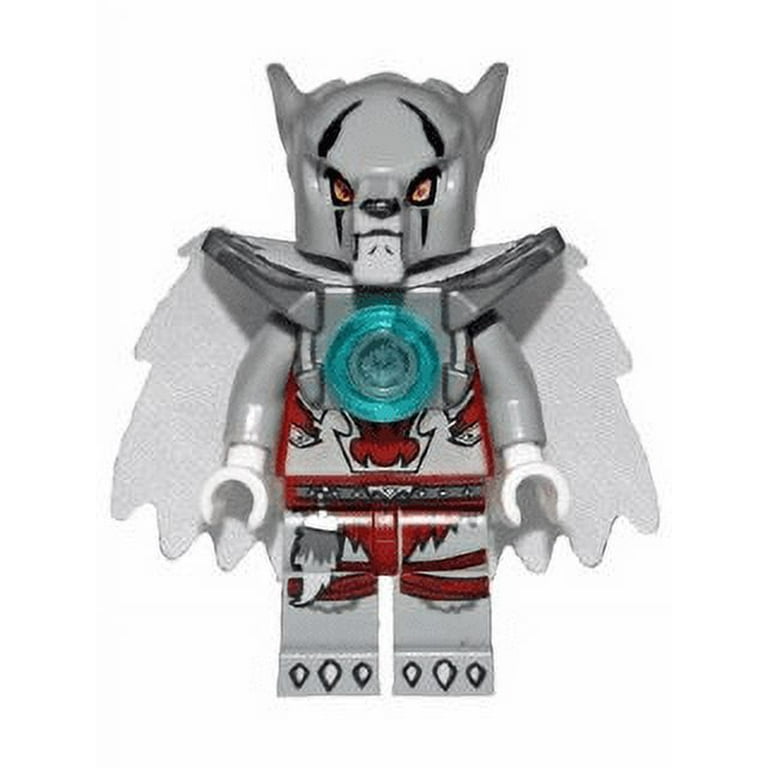 LEGO Legends of Chima Worriz Flat Silver Armor Cape Minifigure