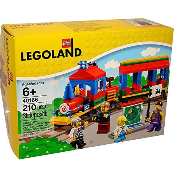 LEGO Legoland Train Interlocking Block Building Set, 210 Count