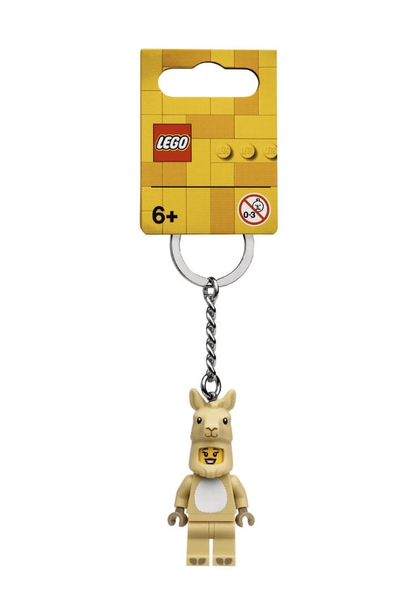 Llama Girl Keychain