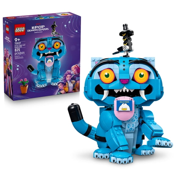 LEGO KPop Demon Hunters Derpy Tiger and Sussie Bird - Building Toys for Girls & Boys, Ages 9+ - KPop Demon Hunters Toy & Merch - Kids Bedroom Decor - 72537