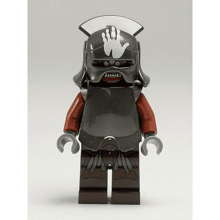 NW LEGO Lord of the Rings LOTR 9476 URUK-HAI WHITE HAND HELMET/SHIELD  Minifigure