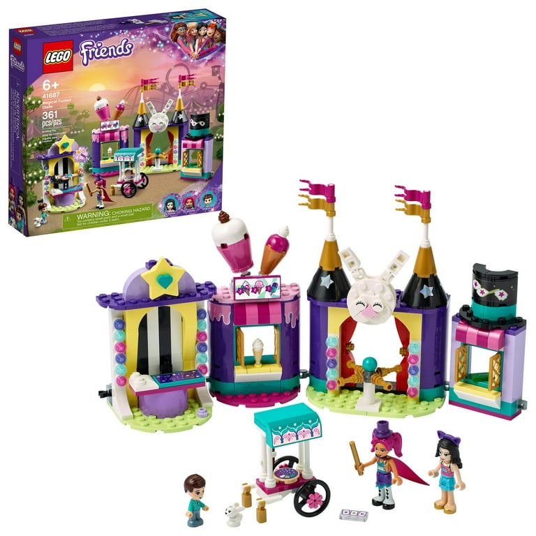 fokus minimal regulere LEGO Magical Funfair Stalls 41687 Building Set (361 Pieces) - Walmart.com