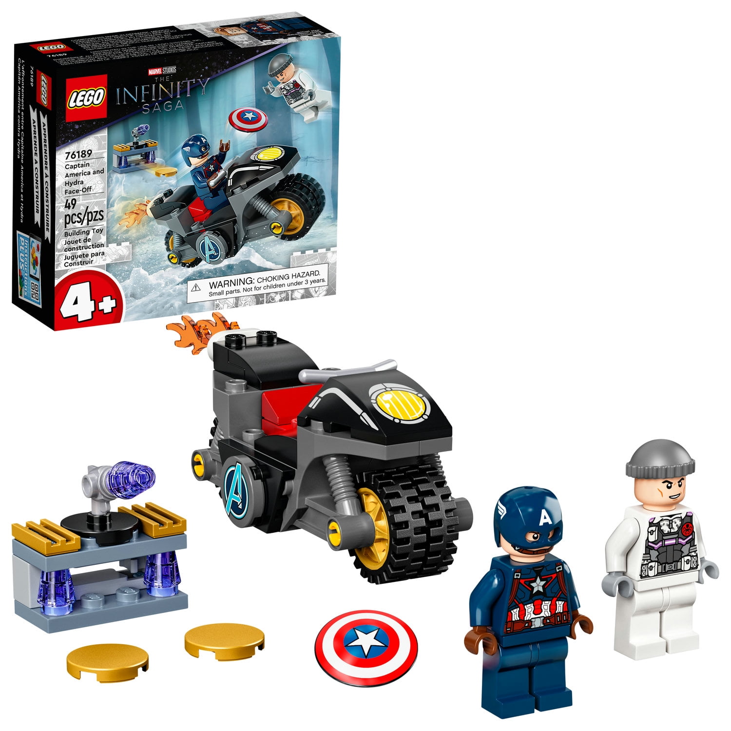 LEGO Marvel Avengers Captain America and Hydra Face Off 76189 Collectible Building Toy