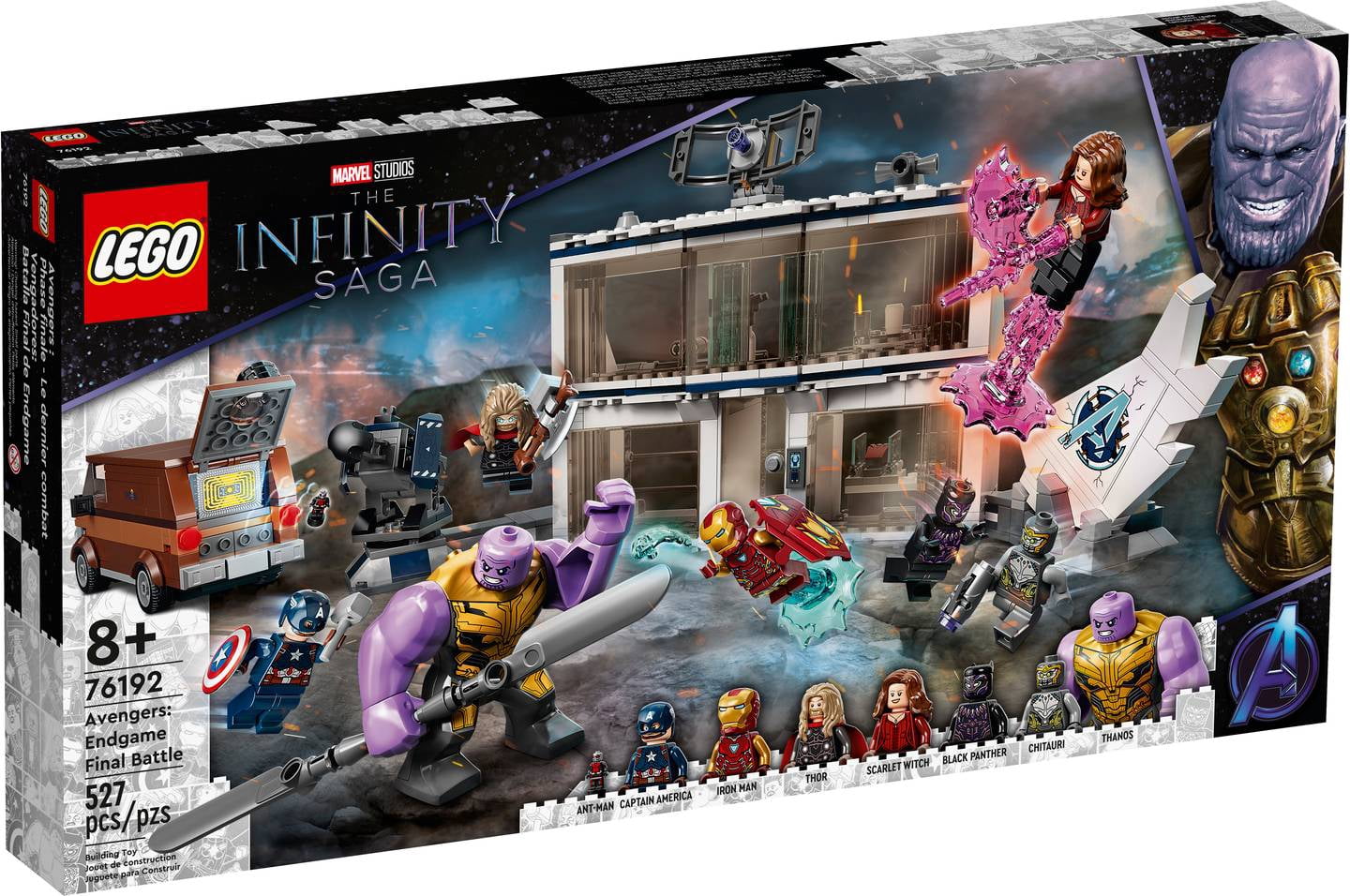 Lego Marvel Endgame Final Battle 76192 Collectible Building Toy (527 Pieces)