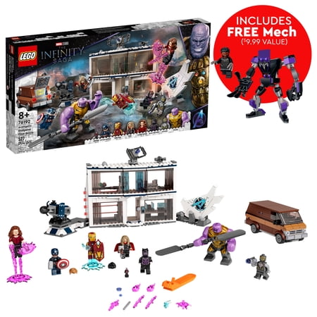 LEGO Marvel Avengers: Endgame Final Battle 76192 with Bonus LEGO Marvel Black Panther Mech Armor 76204 Building Set (651 Pieces)