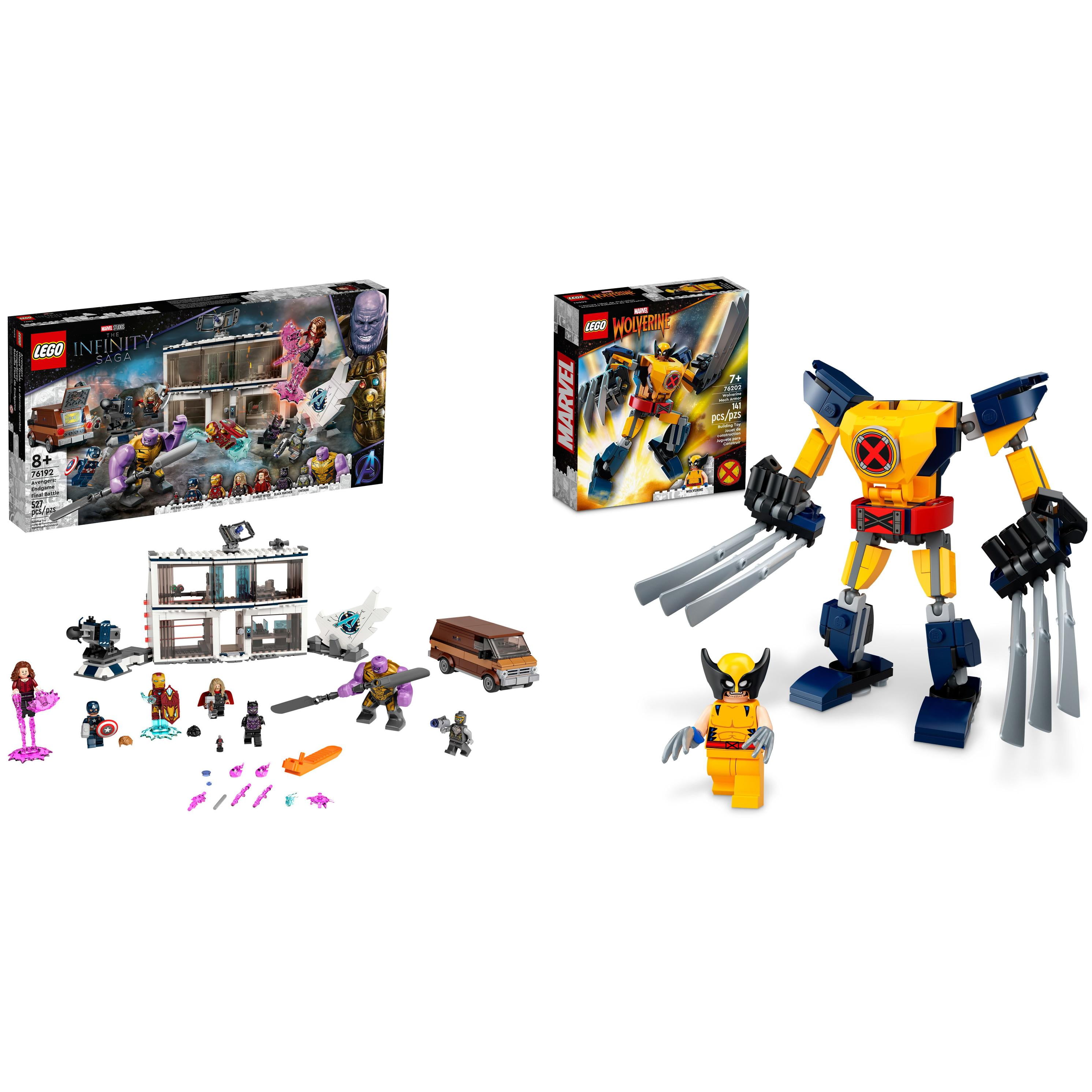  LEGO Marvel Wolverine Mech Armor 76202 Building Kit;  Collectible Mech and Minifigure for Wolverine Fans Aged 7+ (141 Pieces) :  Toys & Games