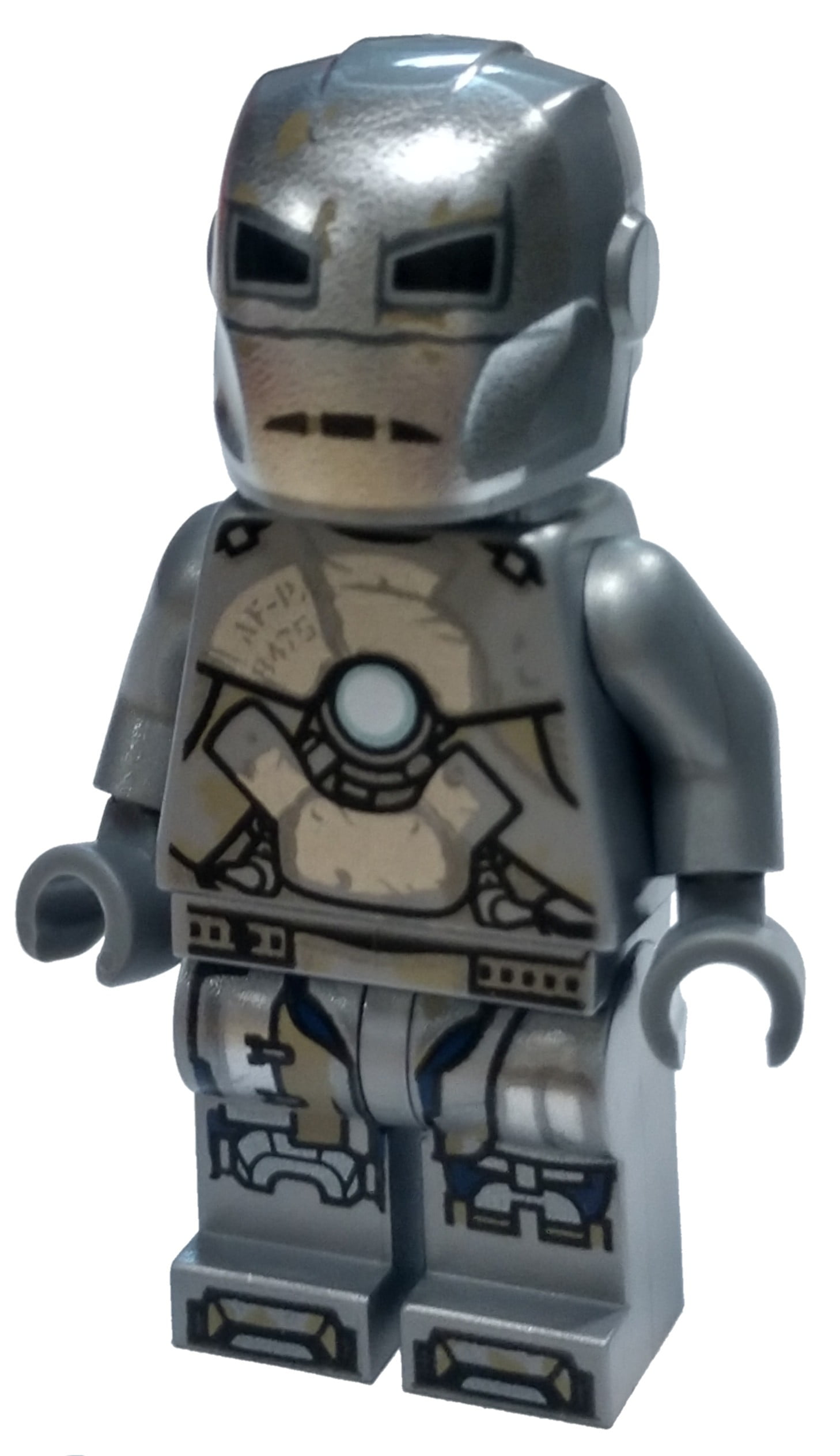 LEGO Marvel Avengers Endgame Iron Man Mark 1 Armor Minifigure [Trans-Clear Head] [No Packaging]