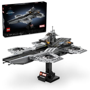 LEGO Marvel Los Vengadores Helicarrier Set de Construcción para Adultos - Regalo para Cumpleaños - Set de Exhibición Coleccionable para Fans de Marvel, Mayores de 18 Años - Decoración para Oficina o Estante - 76295