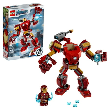 LEGO Marvel Avengers Iron Man Mech 76140 Building Toy with Iron Man Mech and Minifigure (148 Pieces)