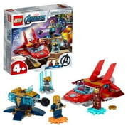LEGO Marvel Avengers Iron Man vs. Thanos 76170 Fun Collectible Superhero Building Toy 103 Pieces