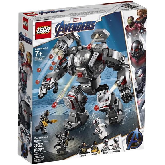 LEGO Marvel Avengers: War Machine Buster - 362 Piece Building Kit [LEGO, #76124, Ages 7+]