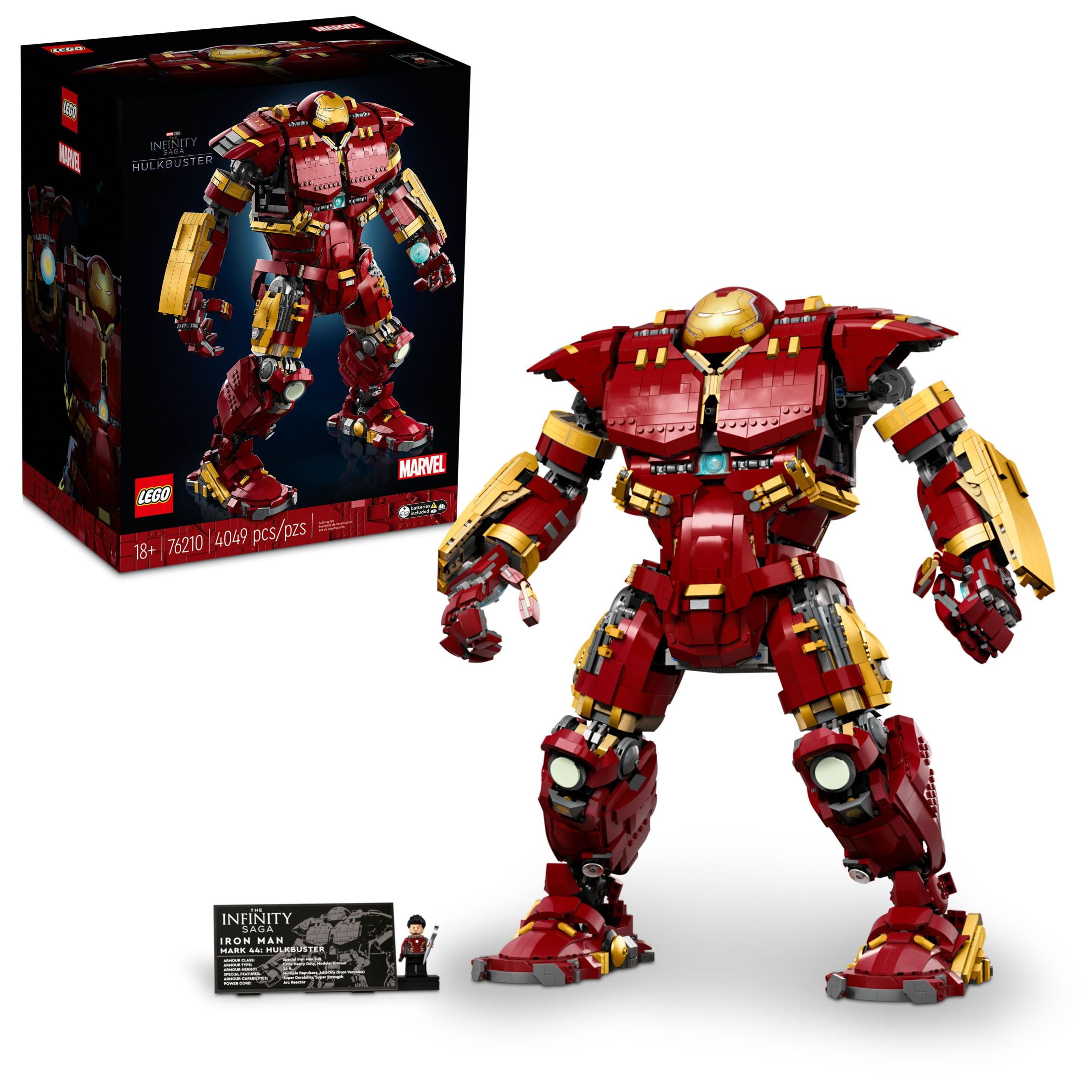 LEGO Marvel Hulkbuster 76210 Building Set - Avengers Movie Inspired  Building Set with Minifigure, Authentic Display Model for Adults and Age of  Ultron Enthusiasts Ages 18+ - Walmart.com